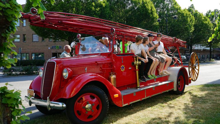 Den gamla brandbilen